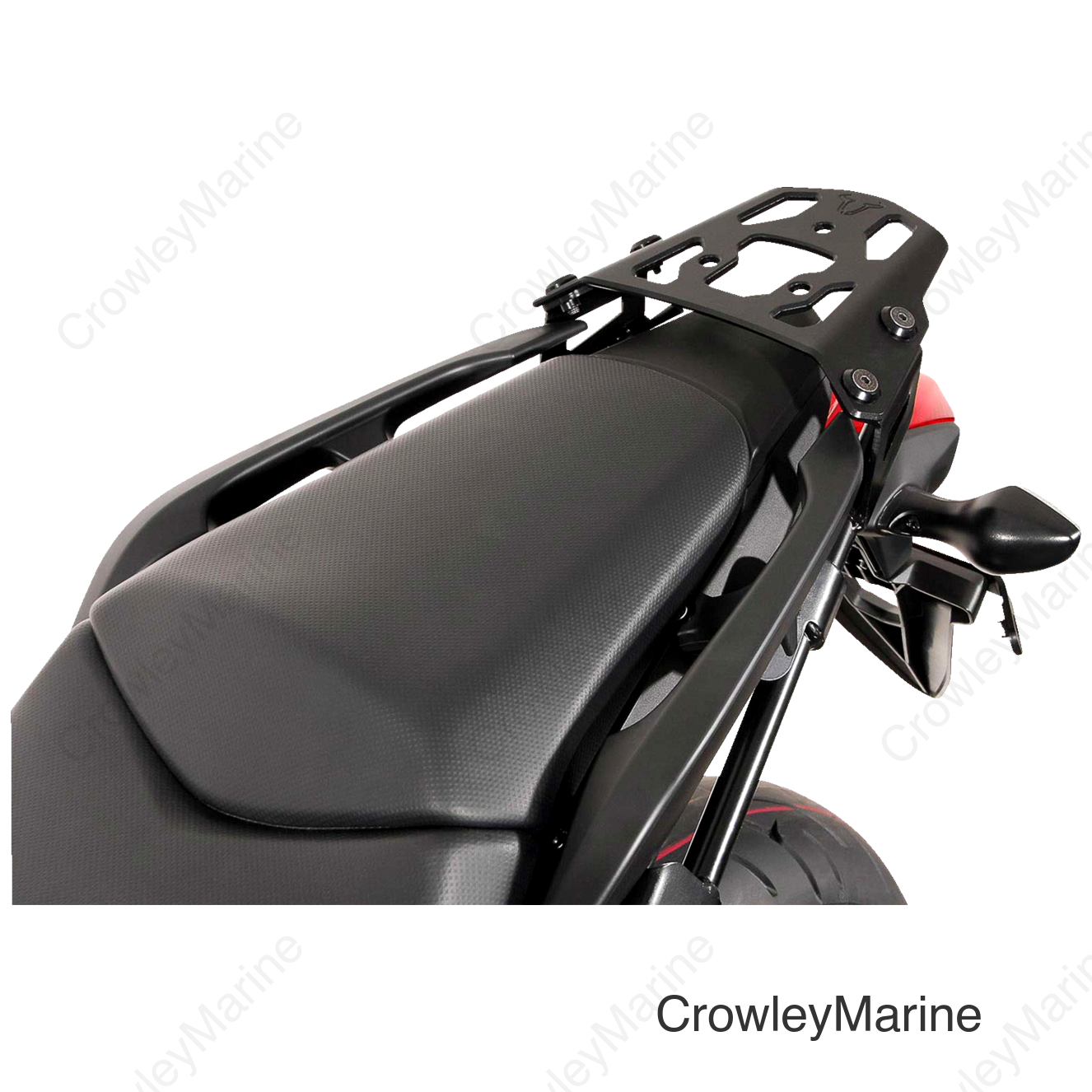 ALU-RACK. Black. Honda NC700S/X (11-14),NC750S/X (14-15).