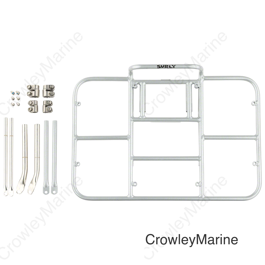 Surly 24-Pack Rack Front Rack - Steel Silver