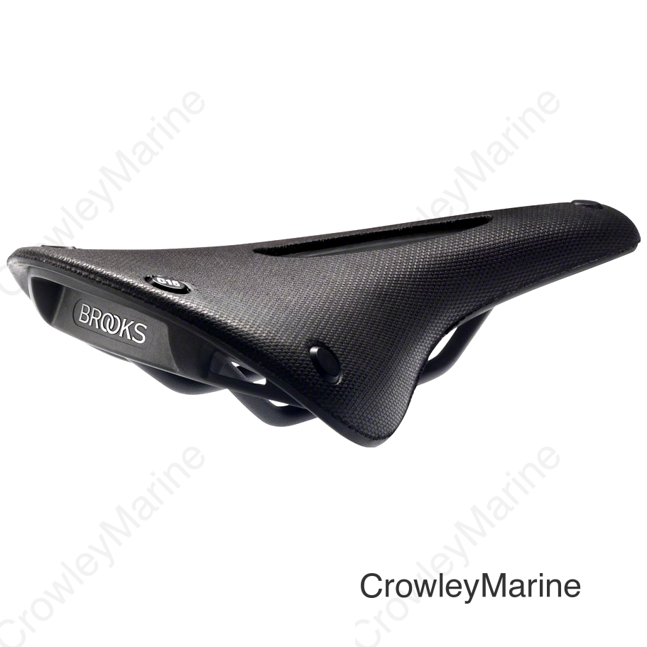 Brooks C17 Carved All Weather Saddle - Steel Black Men's