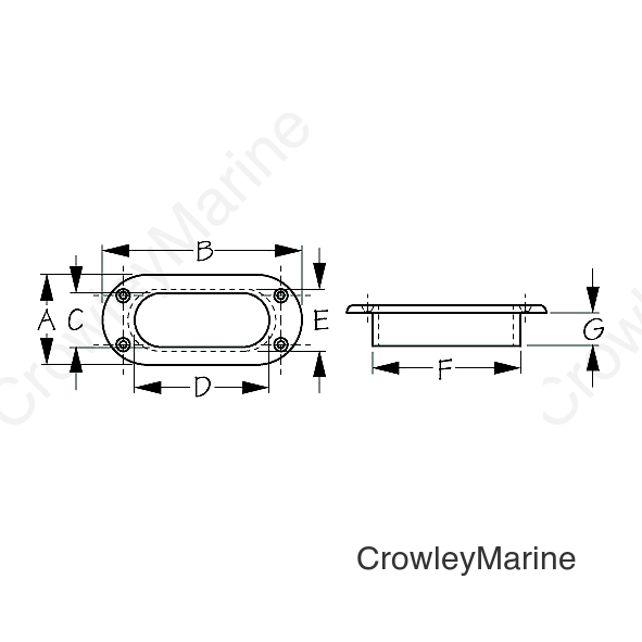 Sea-Dog 328160 Hawse Pipe