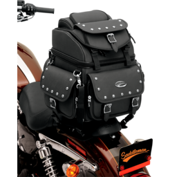 Sissy Bar Bag - Black Studded thumbnail-4