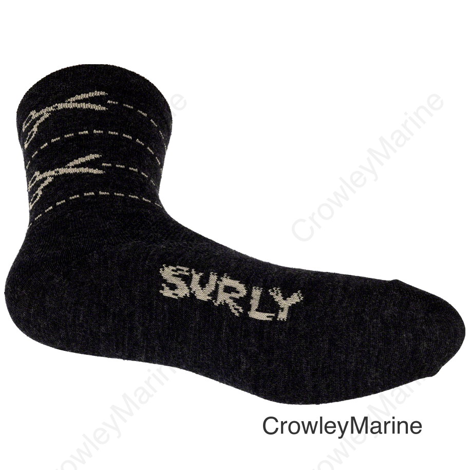 Surly Measure Twice Socks - Charcoal Medium