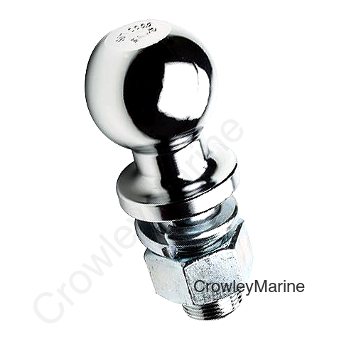Seachoice SEA Class IV and V Trailer Hitch Ball, 2-5/16 in. Ball, 1-1/4 in. X 2-3/8 in. Shank, Chrome Finish