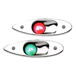 Seachoice Stainless Steel LED Side Light, Boat Navigation, 1 Red Light, 1 Green Light thumbnail-5