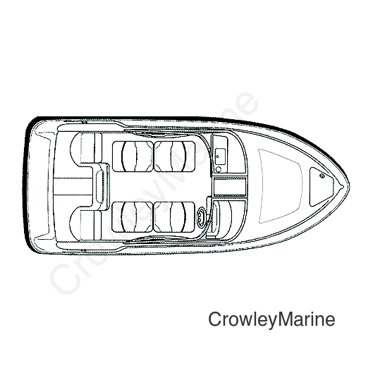 Carver 79004 Flex-Fit PRO™ Poly-Flex II Tri-Hull or V-Hull Boats I/O or O/B, Slate Gray