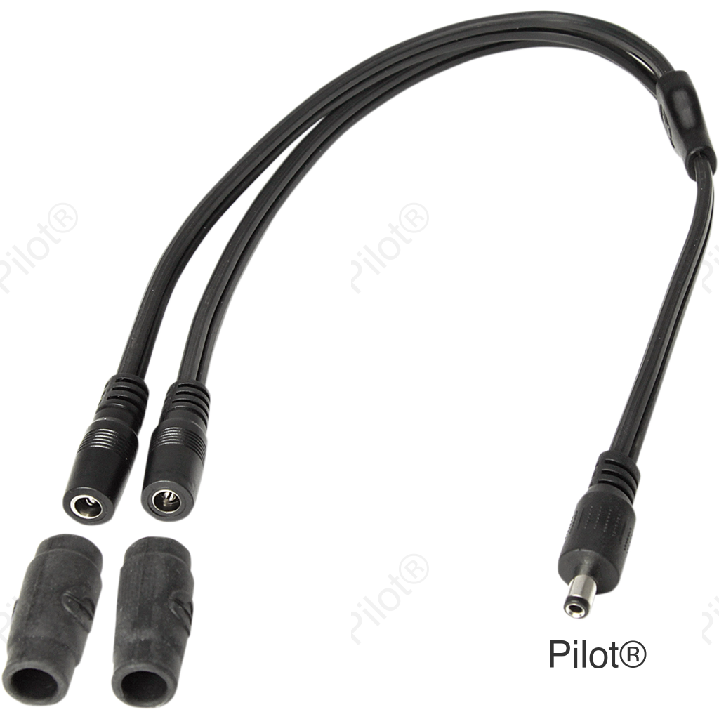 Y-splitter - DC 2.5 mm to DC 2.5 mm
