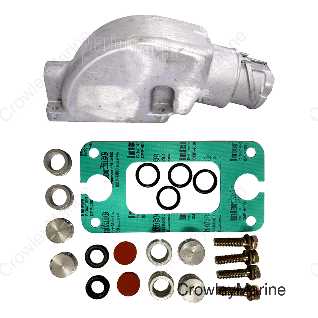 Riser Kit, Aluminum Exhaust MP2K