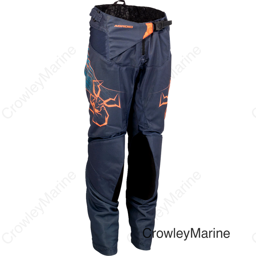 PANT YTH AGRDMSH BL/OR 28