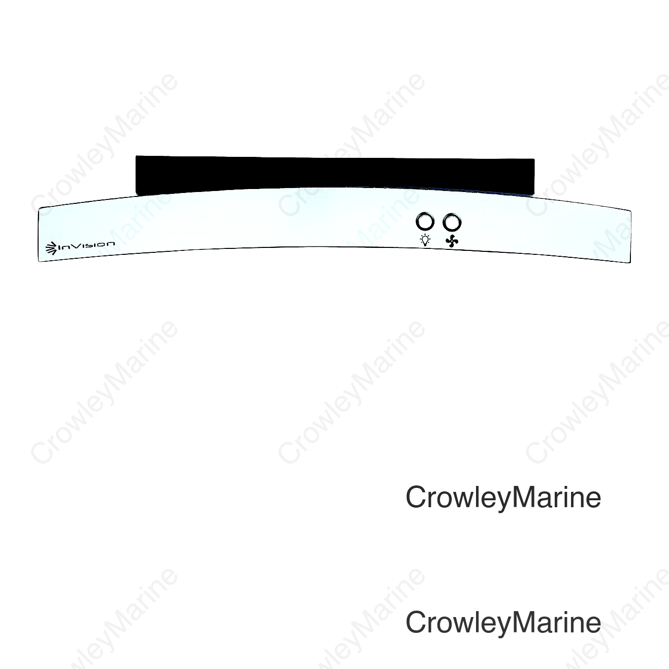 RANGE HOOD 12V VNTLS SS GLASS