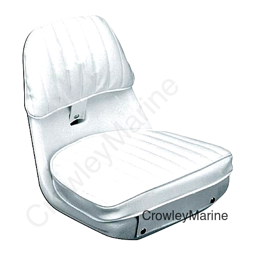 Moeller Economy Seat, Cushion Set and Mounting Plate - White