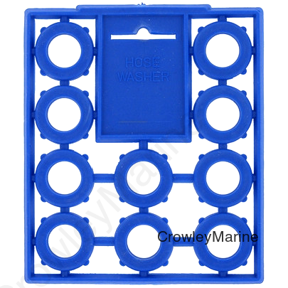 HOSE WASHERS, BLUE, 10 PER PKG (RV0000726)