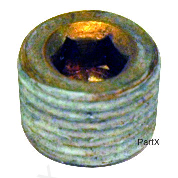 Hx Head Socket Plug 3/8"-Brass