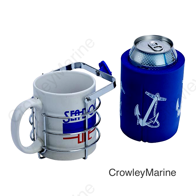 DRINK HOLDER SWIVEL CHROME