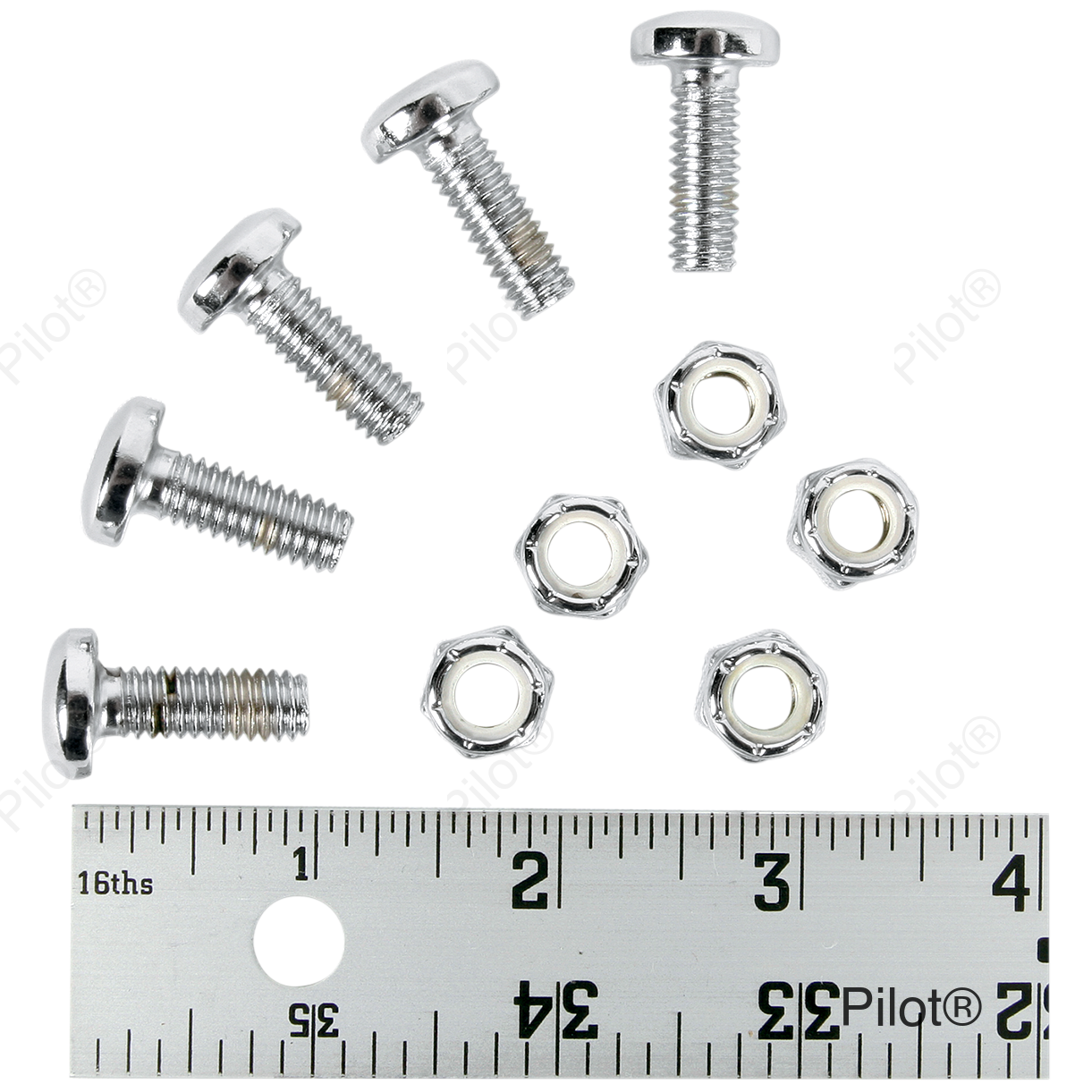 Rotor Bolt Set - Lace - Chrome