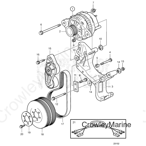 Bracket(V2) - Volvo Penta (3817781)