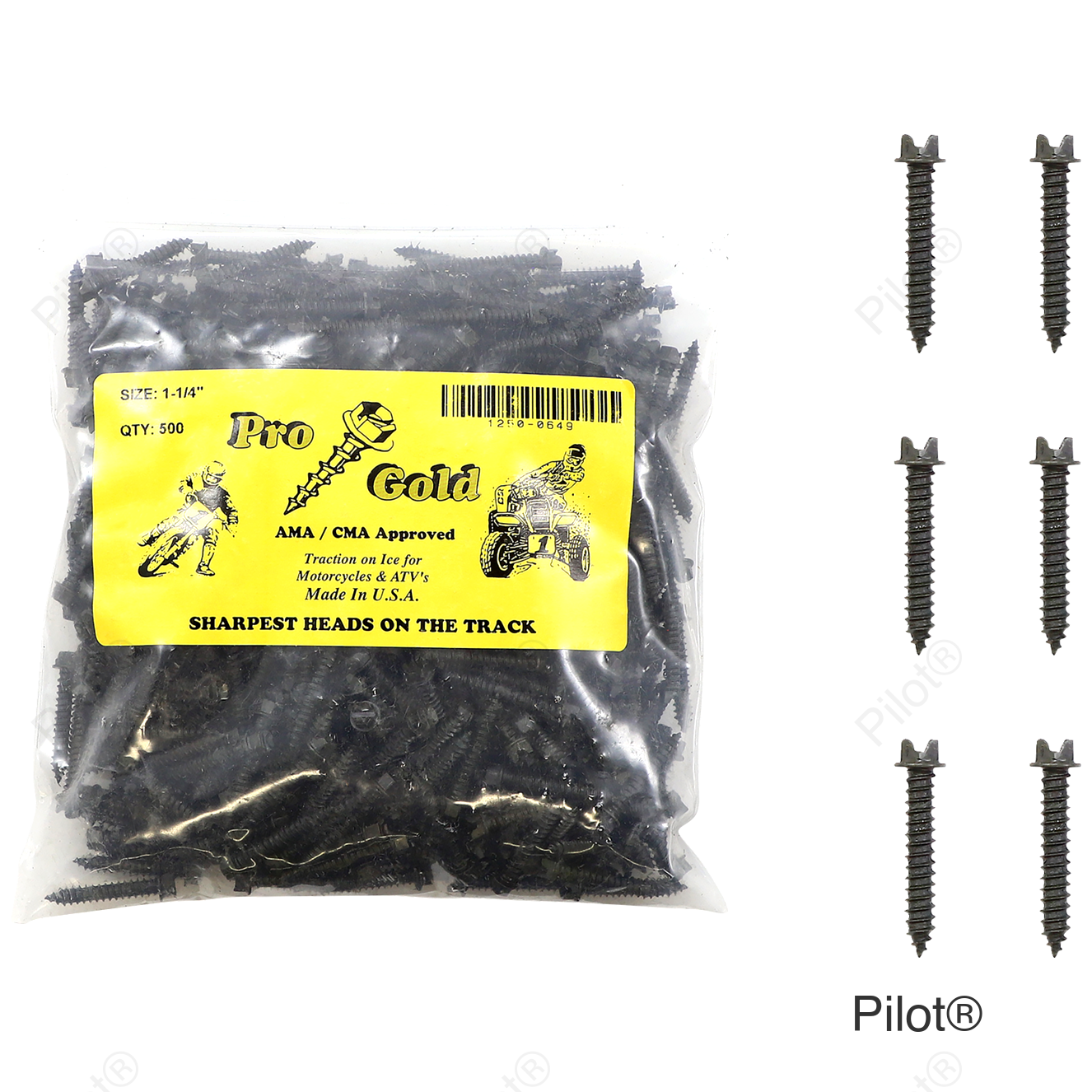 Ice Screws - 1-1/4" - 500 Pack