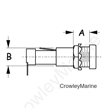 ROUND FUSE HOLDER W/FLUSH CAP