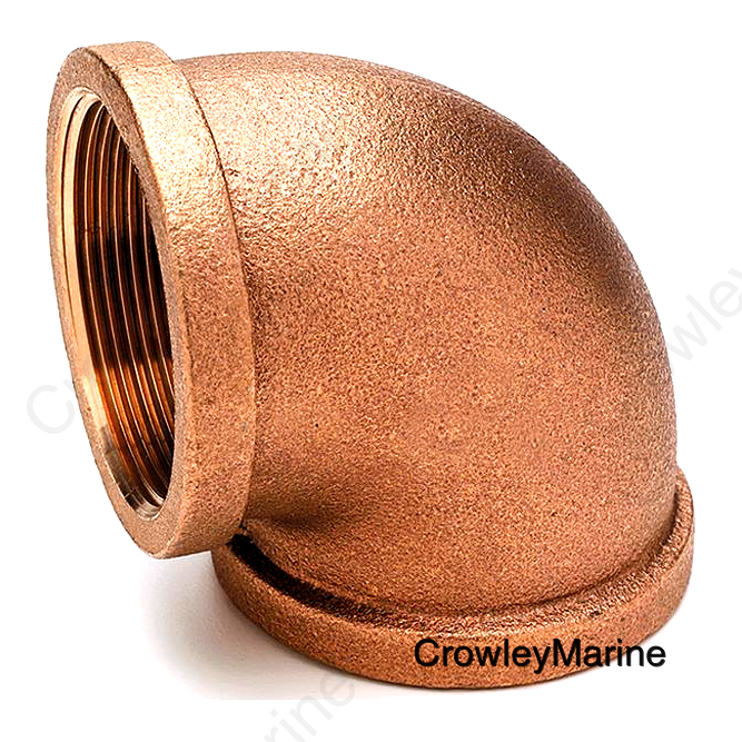 2  90 DEG BRONZE ELBOW