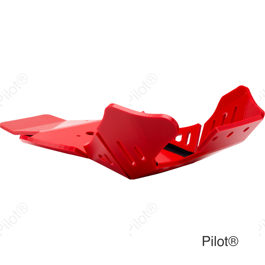Xtrem Skid Plate - Red - Beta - 250/300 X-Trainer