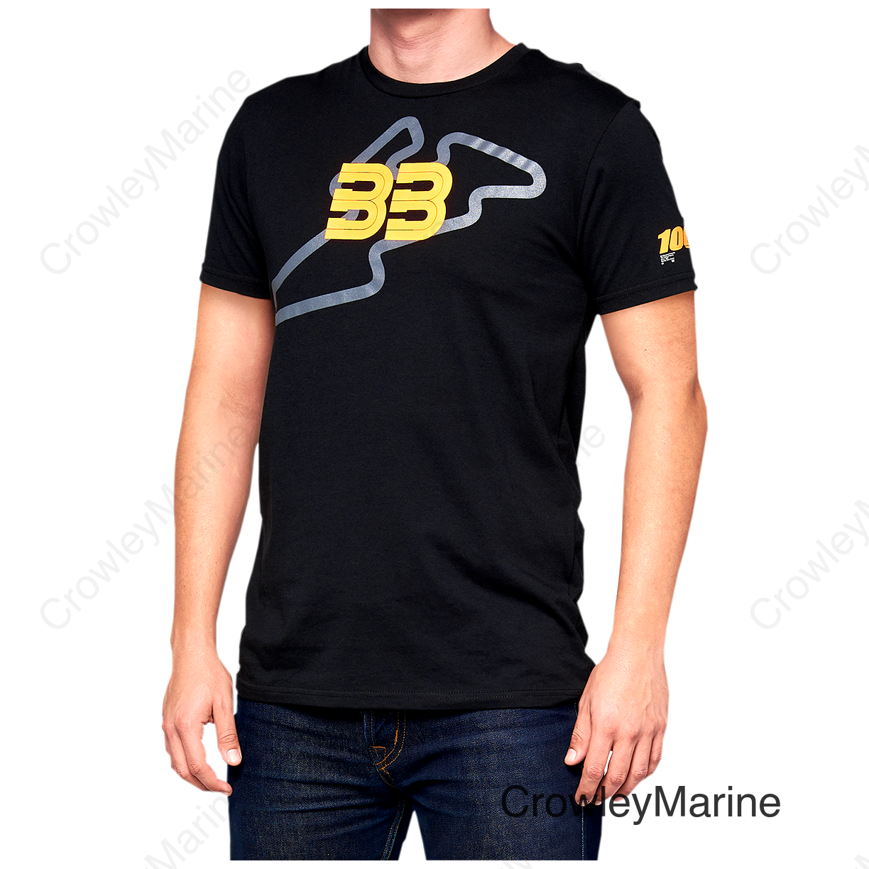 BB33 Track T-Shirt - Black - Large