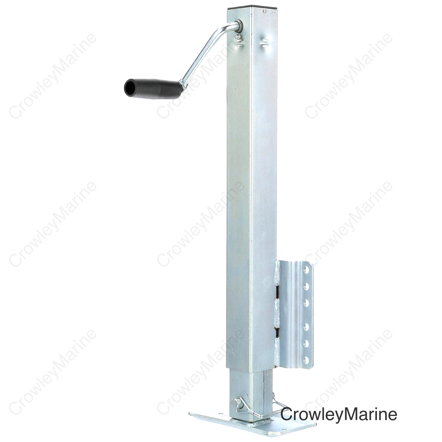 Seachoice Heavy Duty Trailer Jack, Fixed Mount Jack w/ Drop Leg, 28.6 In. of Lift, Max Load 2,500 Lbs.