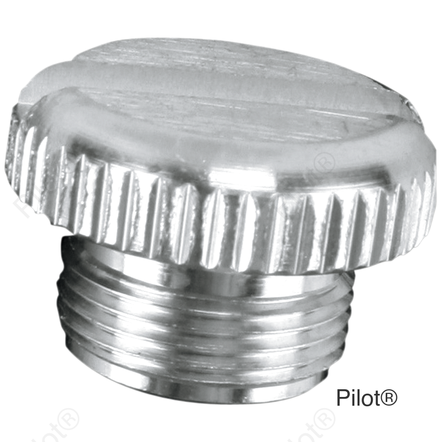 Transmission Plug - Aluminum - Slotted