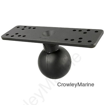 6.25" x 2" Plate, 2.25" Ball Dia.