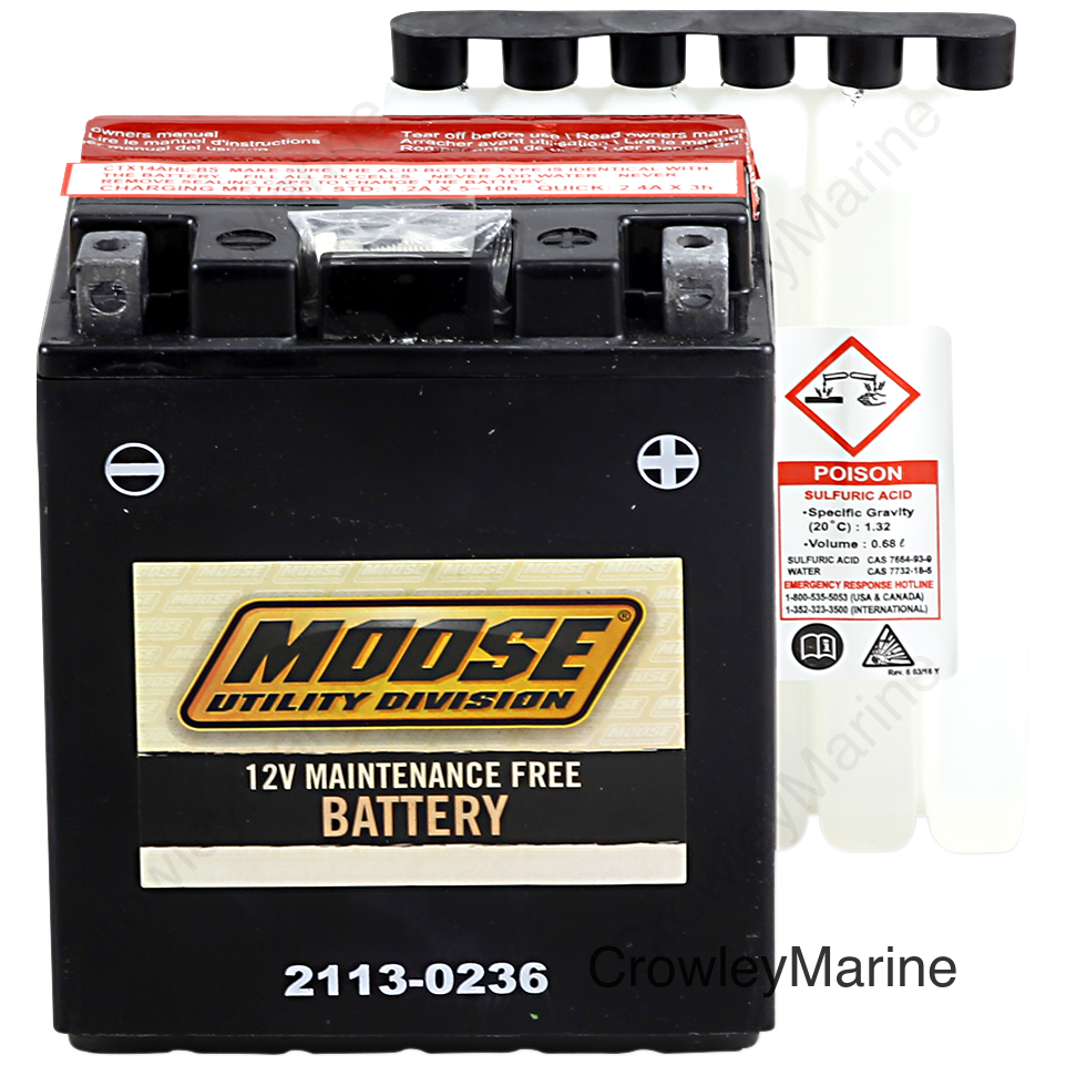 BATTERY YTX14AHL-BS