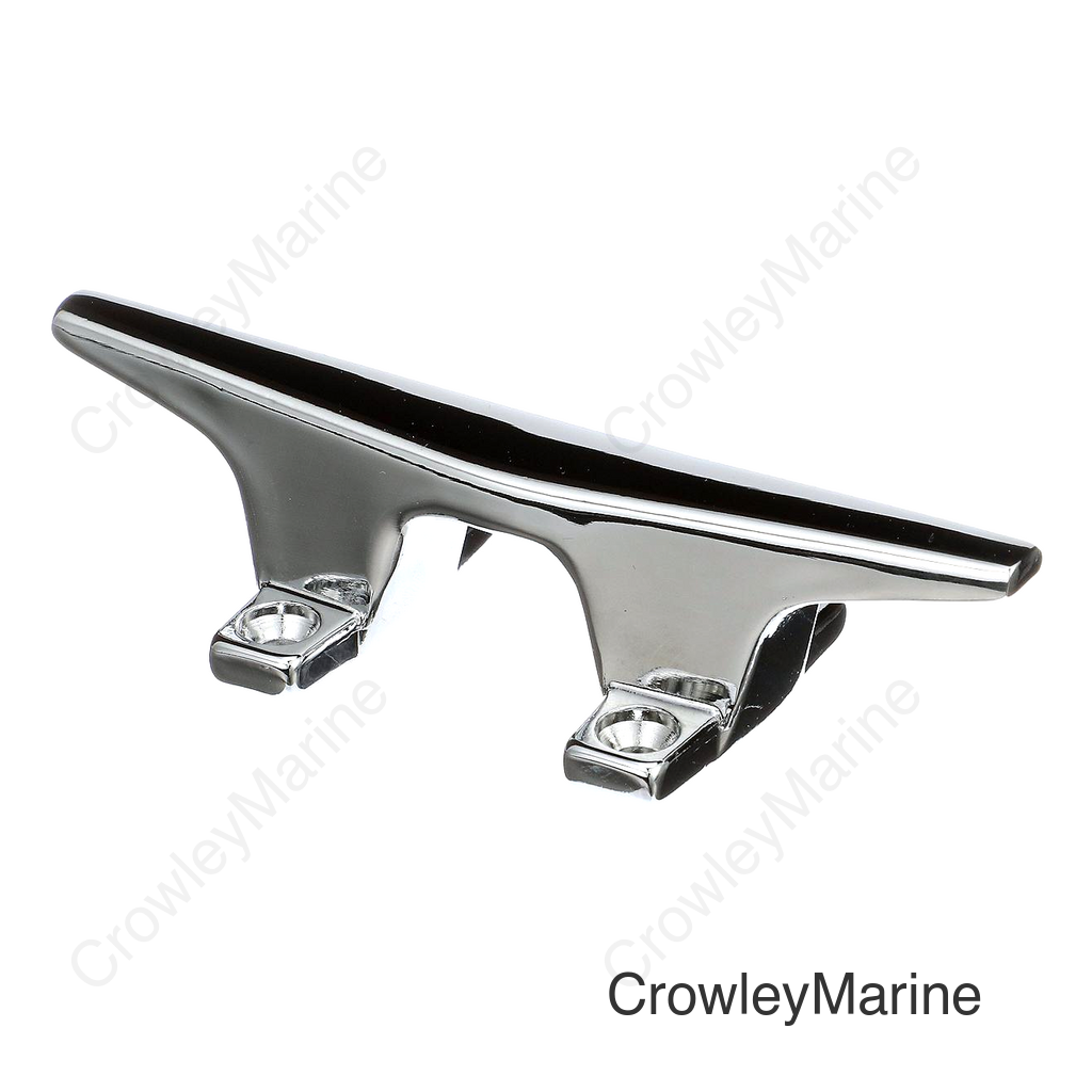 Seachoice Stainless Steel Hollow Base 4-1/2 in. Boat Dock and Anchor Line Cleat