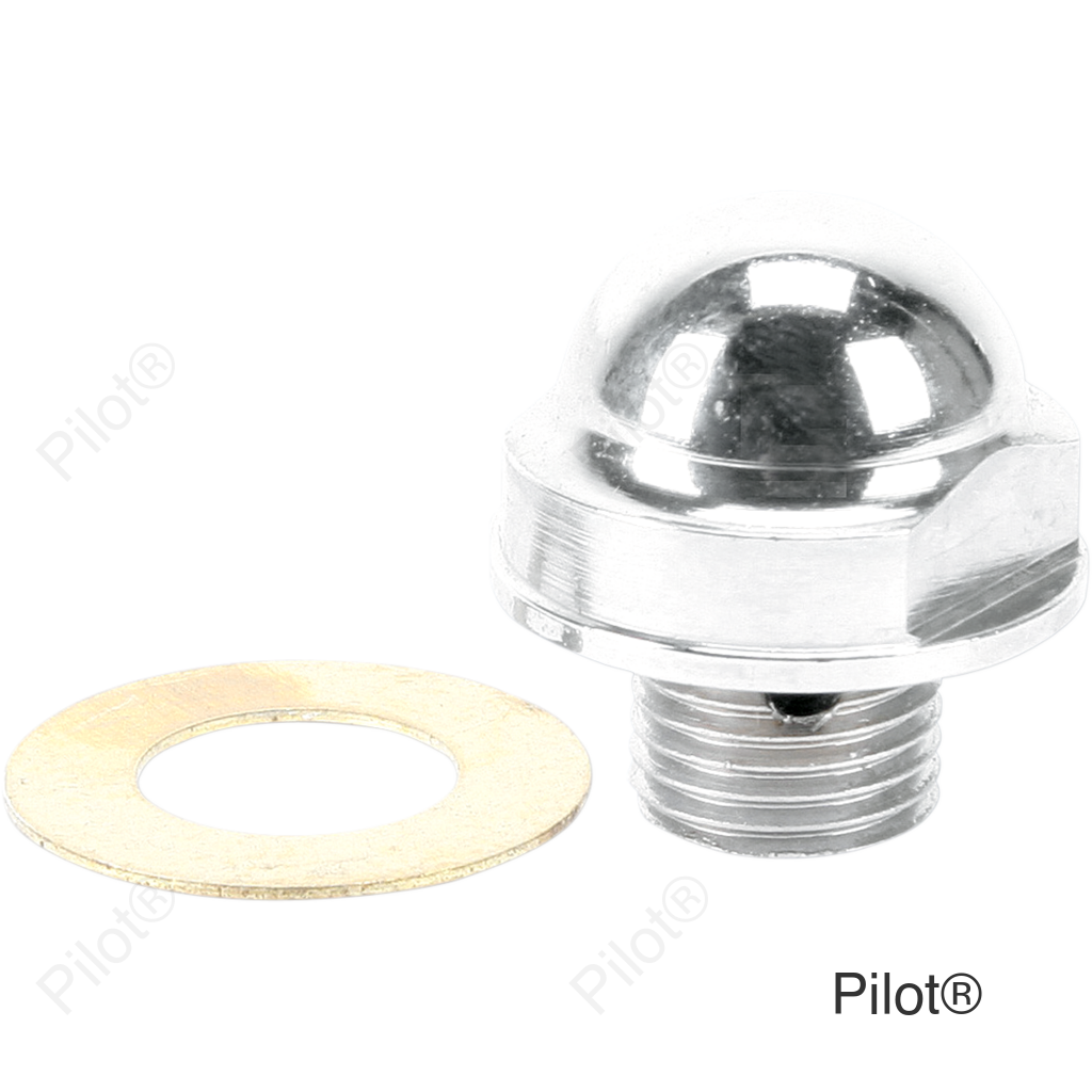Relief Plug - Chrome - Big Twin