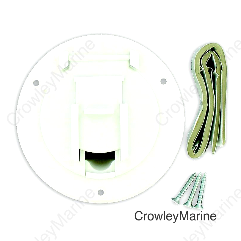Valterra Cable Hatch, Small Round, White