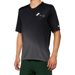Celium Jersey - Short-Sleeve - Black/Charcoal - Small thumbnail-1