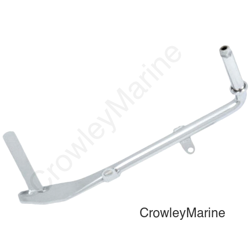 KICKSTAND 9.5" CHROME FLT 07-22