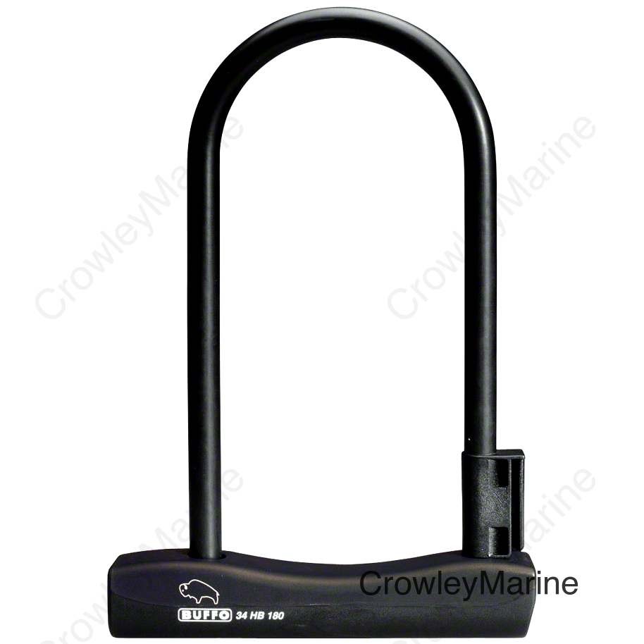 Abus Buffo U-Lock - 4 x 9 Keyed Black Includes bracket