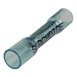 Seachoice Heat Shrink Butt Connector Wire, Solderless, Fits 16-14 Wire Range, Blue, Pack of 25 thumbnail-4