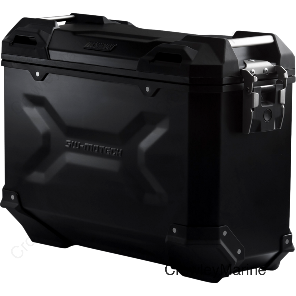 TRAX ADV M. Side case. Aluminum. 37 l. Right. Black.
