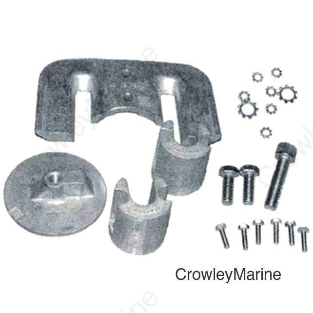 I/D MERCRUISER ANODE KIT BRAVO I OEM #888757Q01