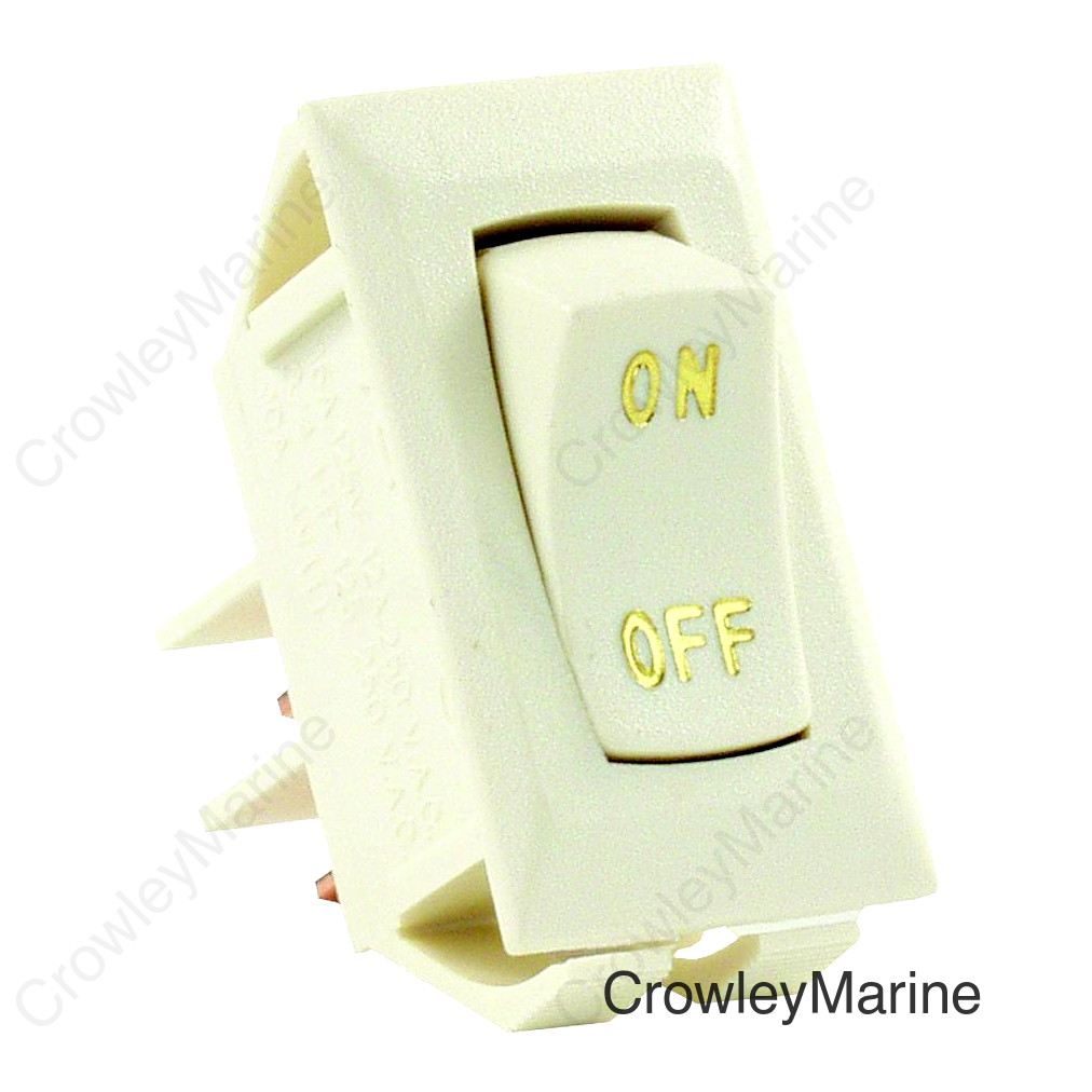 JR Products Labeled 12V On/Off Switch, Black