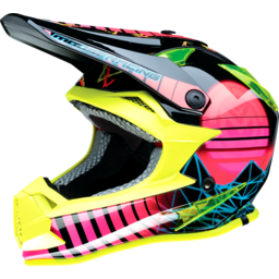 HELMET VAPORWAVE FI YTH BK/PK/YL SM thumbnail-3