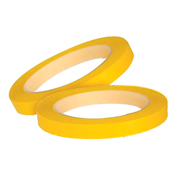 Shurtape 105608 Low Stretch PVC Fine Line Masking Tape, 1" x 108', Yellow