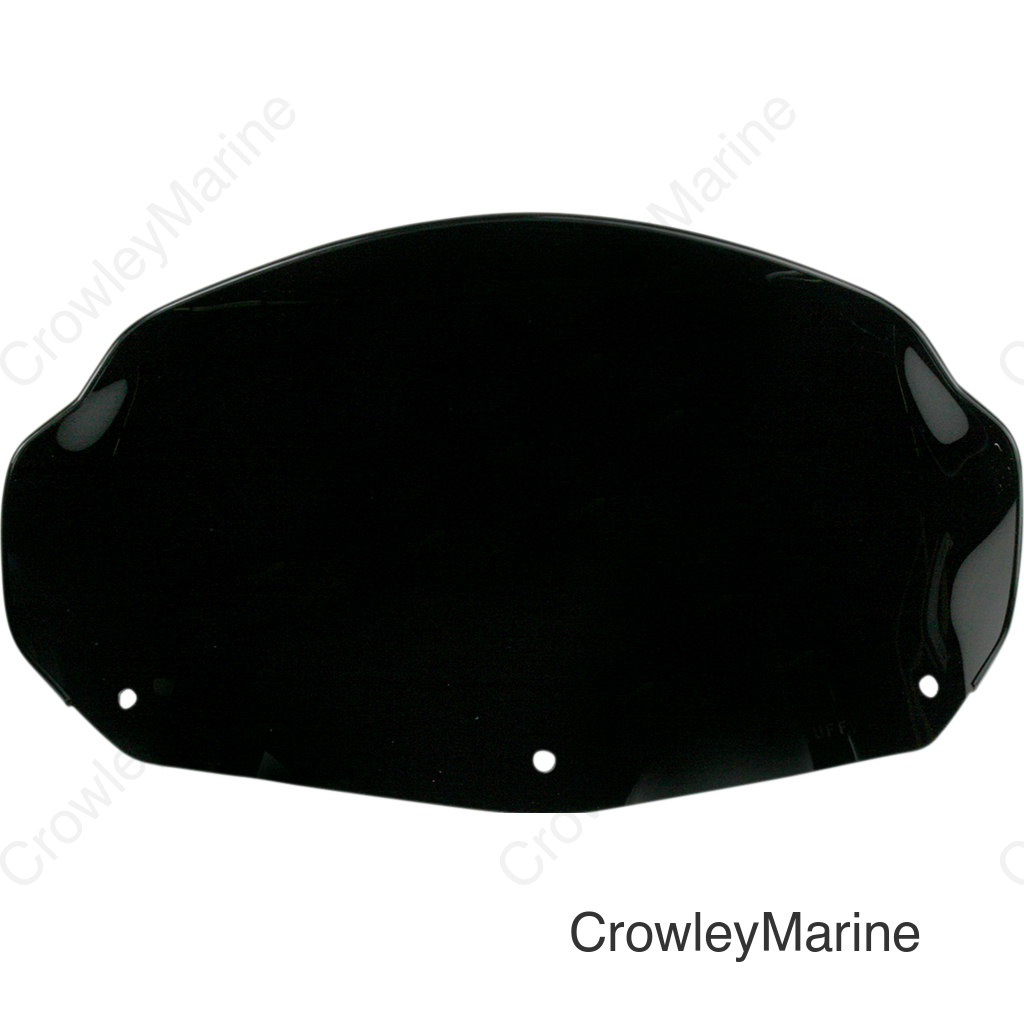 Windshield - 10" - Black - Ski Doo