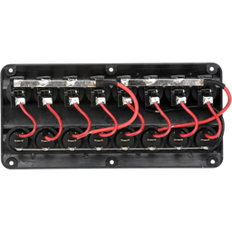 Seachoice LED 12V 8-Switch Distibution Panel, Pre-Wired, Boat Panel Mount thumbnail-3