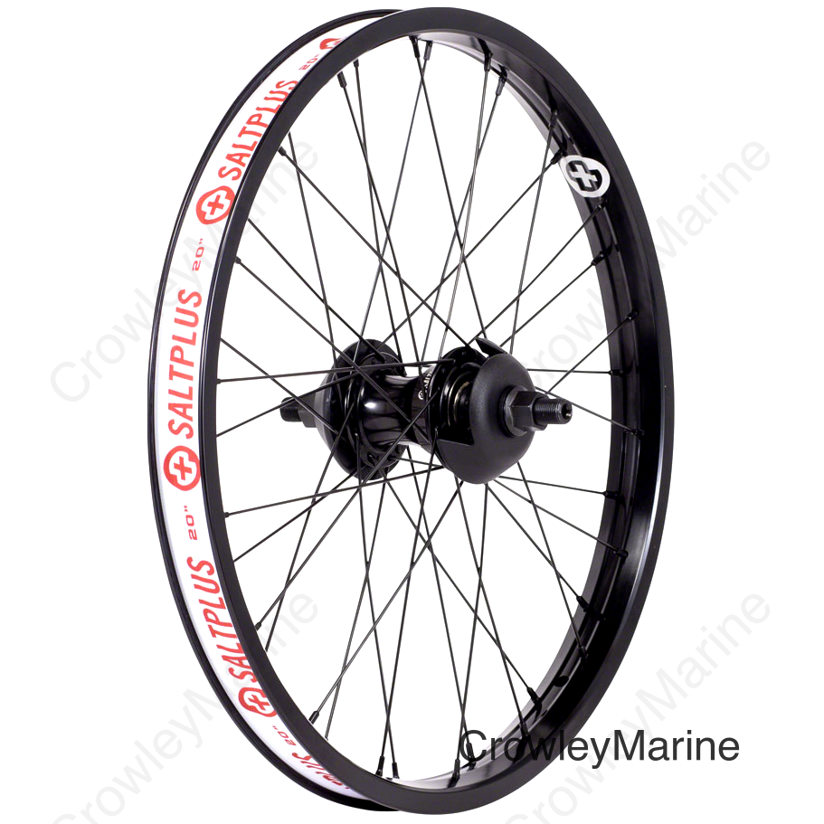 Salt Plus Summit Rear Wheel - 20 14 x 110mm Rim Brake LSD Freecoaster Black Clincher
