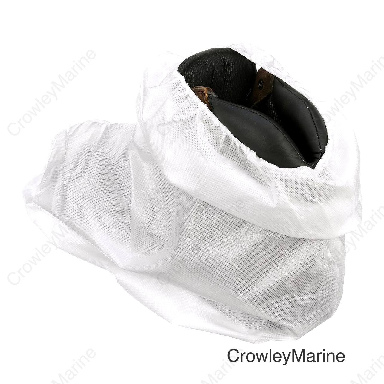 Seachoice Anti-Slip Boot Covers, Disposable, One Size Fits Most, White, Box of 50