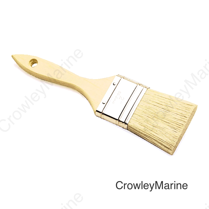 CHIP PAINT BRUSH (WHITE BRISTLE)