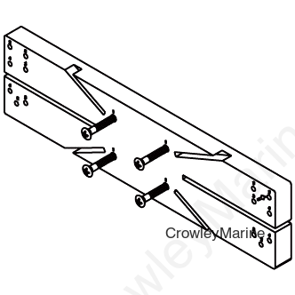 FILLET TABLE RAIL ADPT MT ONLY