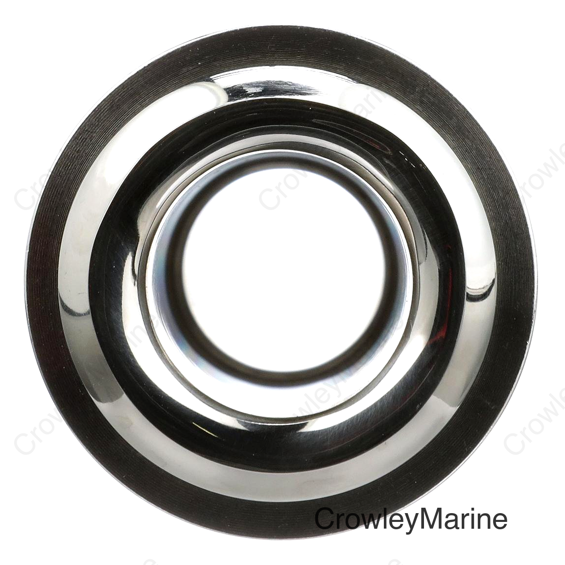 Seachoice Mega-Flow Dripless Thru Hull Fitting, 316 Stainless Steel, Fits 3/4 in. Hose, 1-1/2 in. Max. Hull
