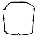 Base to cover Air Box Gasket - elec. start.