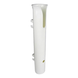 Seachoice Side Mount Rod Holder, Single, PVC, White thumbnail-6