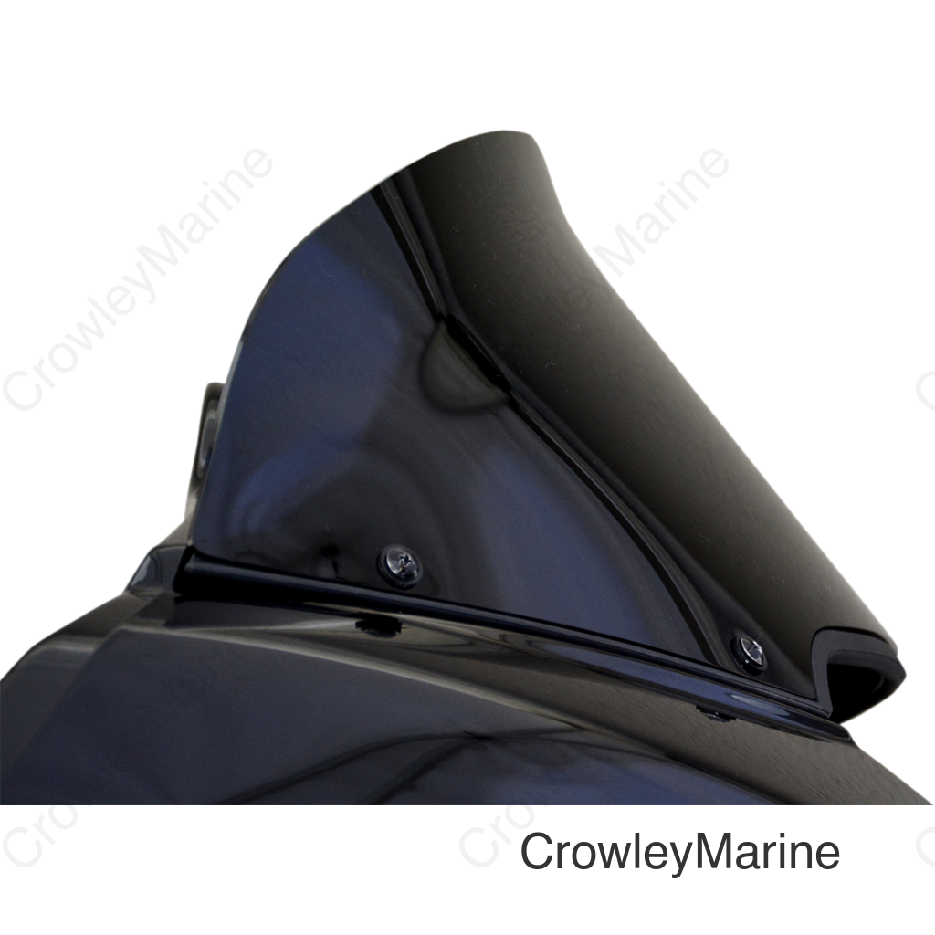 Windshield - Black - 9" - FLTR '15+